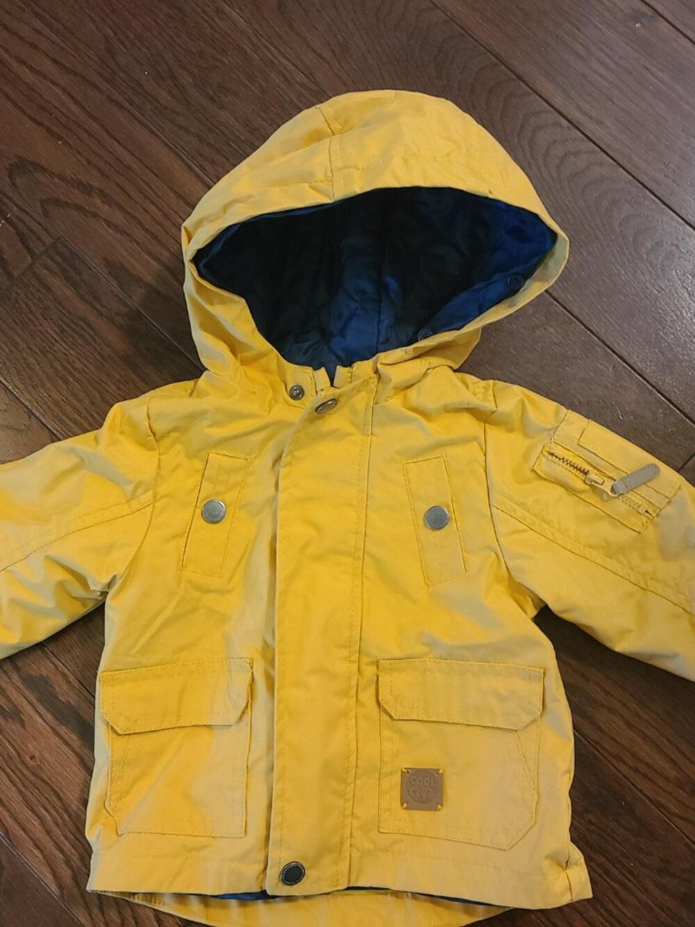 Cool Club by SMYK 3-in-1 Utility Rain Jacket Parka Yellow Size 74 (6-9M)